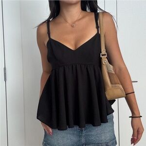 Elegant Black Women's Top